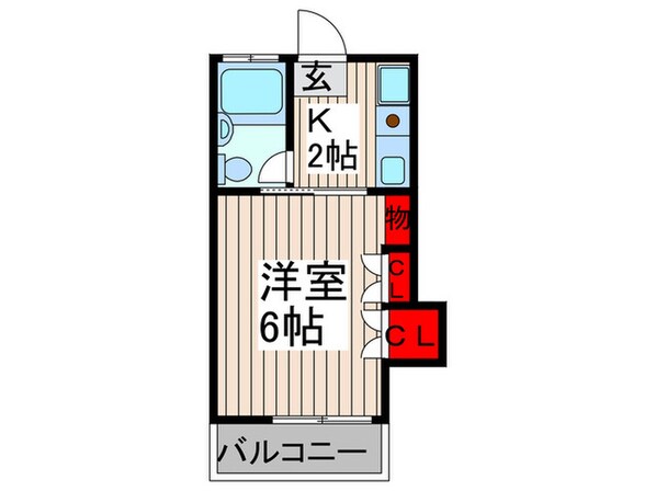 ふじたハイツの物件間取画像